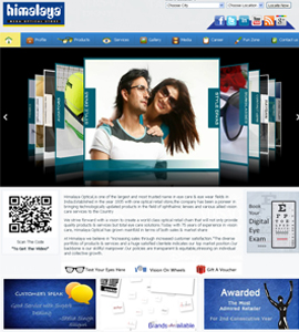Himalaya Opticals - E Commerce Web Design 