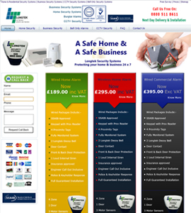 Longtek Eu - Security Systems Website Design 