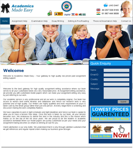 Academics Made Easy College University Website Design 