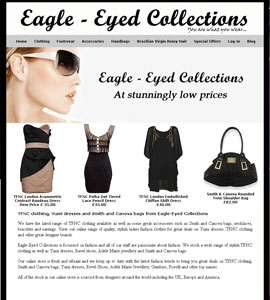 Eagle Eyed Fashion Collections Online Web Page 